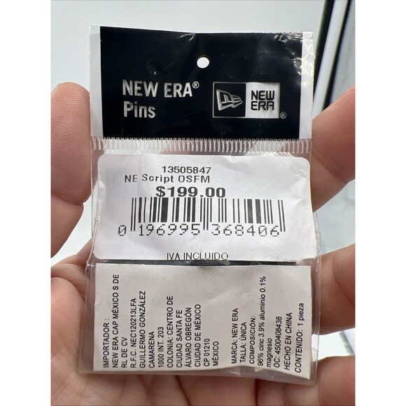 Lids New Era Fitted Hat Pin New Mint In Packaging - Picture 2 of 3